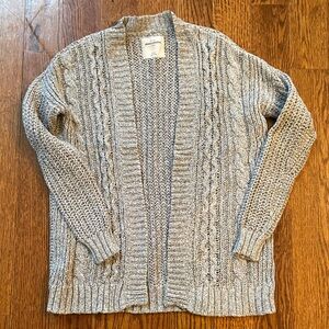 Abercrombie kids  Heather Gray tunic Cardigan